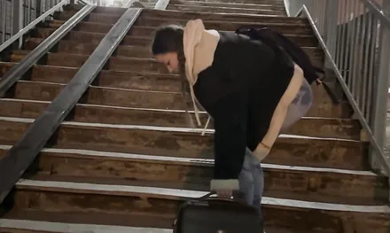 Знакомство с девушкой и секс в поезде