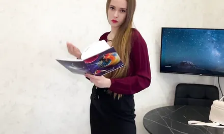 Мастерство минета от русской милашки